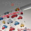 2D Flat Printing  JIT 2pcs   Curtains (Without Rod) Car Pattern Drapes Contemporary Chic Curtains Versatile Polyester Curtains