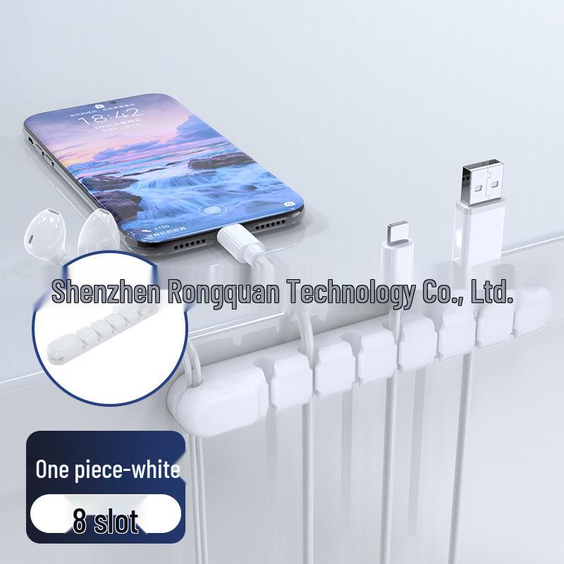 Silikon Cartoon Kabel Organizer - Selbstklebender Desktop Kabelclip Wickler