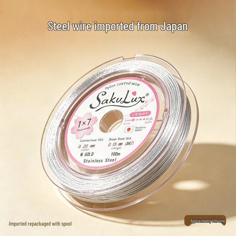 Ultra-Fine Steel Wire & Soft Thread for Pearl Necklace and Bead Bracelet DIY