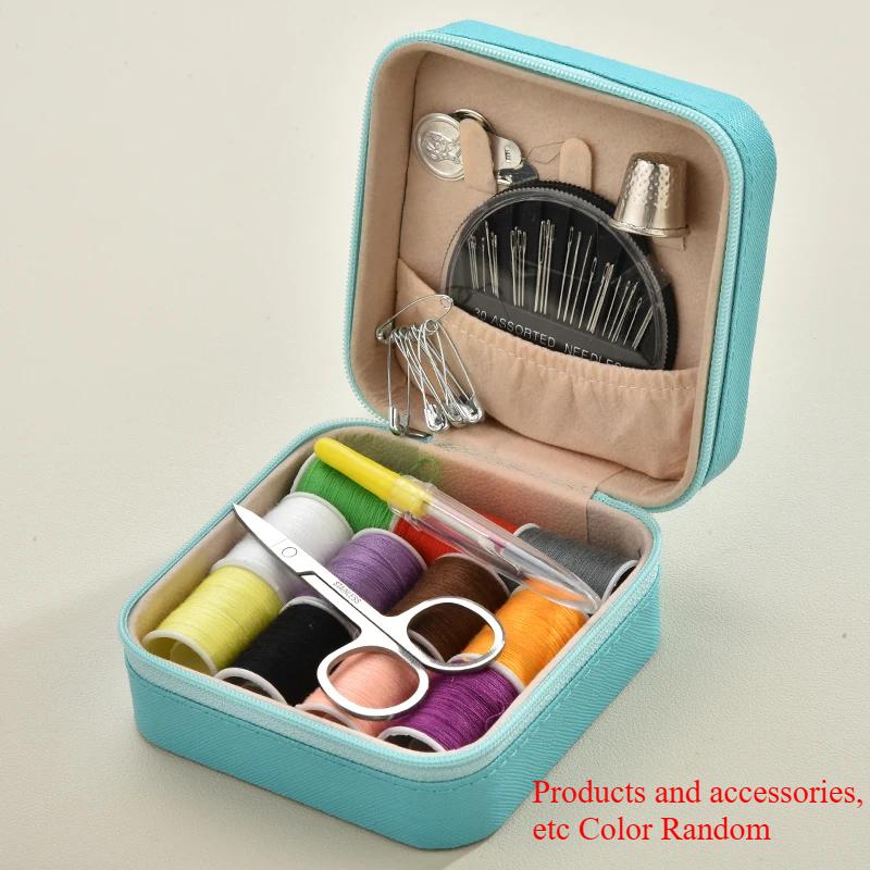 New Portable Multifunctional Sewing Box for Home DIY Hand Sewing Tool Kit Quilting Stitching Embroidery Thread Accessories