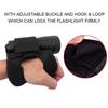 Durable Portable Black Diving Light Flashlight Torch Holder Glove Underwater Accessory
