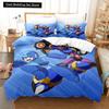 Mega Man X Dive Bedding Set Single Twin Full Queen King Size Bed Set Adult Kid Bedroom Duvet Cover Sets 3D Anime Bed Sheet Set