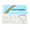 6Pcs Optics Lens Set Prism Triangular Semicircular Rectangle Concave Convex Lens for Teaching Physics Refracted Light