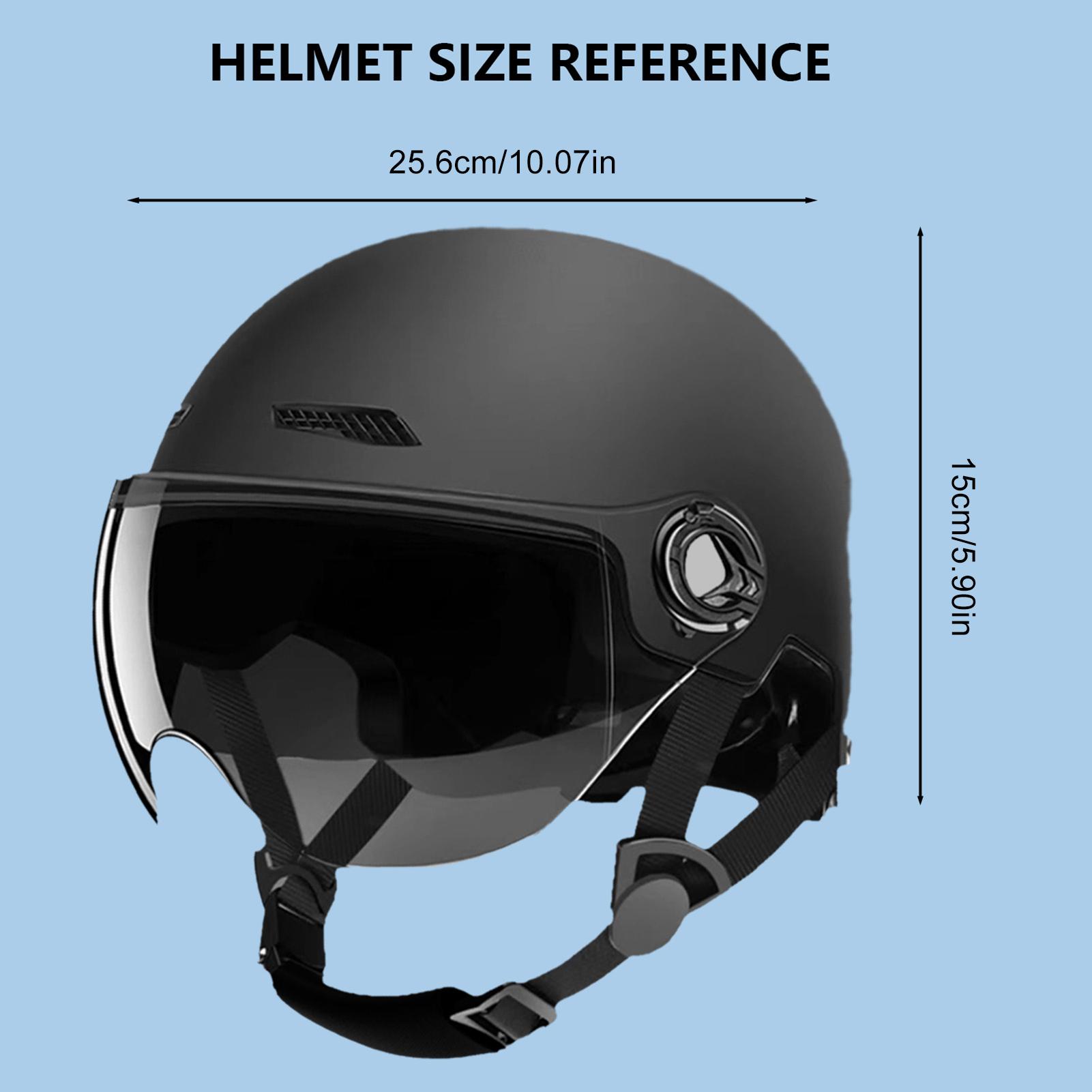 Lightweight Soft Motorcycle Helmet Electric Bike Helmet Half Face Safety Helmet for Cycling Motorcycle Supply чёрный