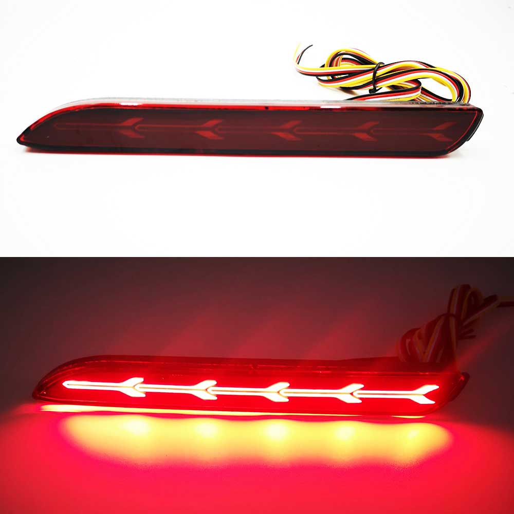 Car LED Rear Bumper Reflector Brake Lamp For Toyota RAV4 Harrier Sienna EZ Alphard Aygo Mark X Lexus IS-F GX470 RX300 5630 NX RC