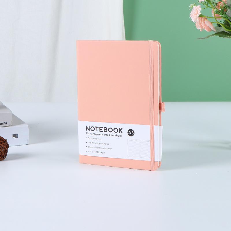 A6 Loose-Leaf Elastic Band Notebook - Customizable Student & Business Diary