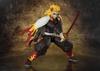 TAMASHII NATIONS Demon Kimetsu No Yaiba Rengoku Approximately PVC ABS Painted Action Figure S.H.Figuarts Slayer Kyojuro, 150mm, &