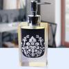 Elegant Hotel Hand Soap Dispenser Bottle With Floral Print For Bathroom Decor Gift