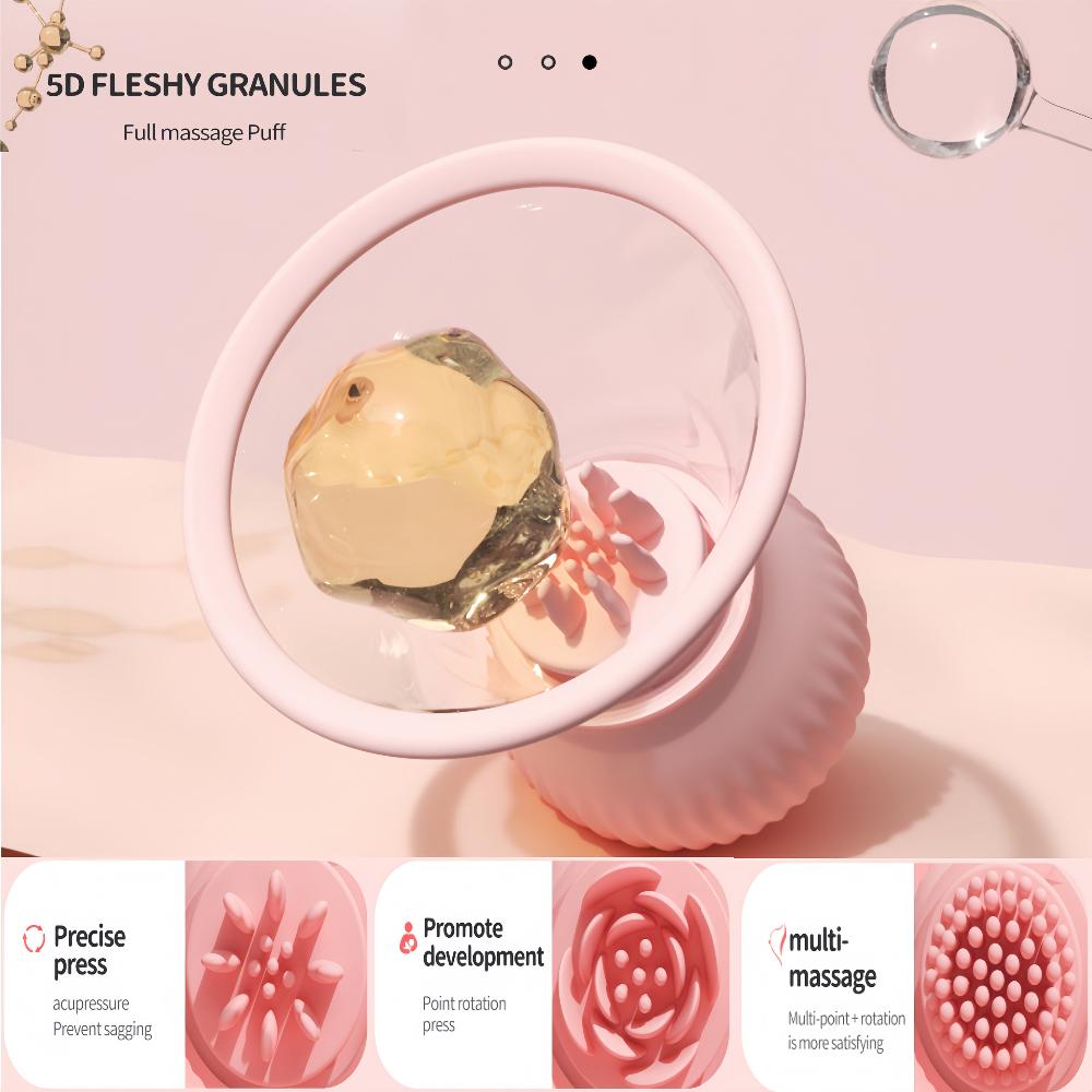 Nipple Sucker Sucking Stimulator With 360-Degree Rotation Mode Breast G-Spot Massager Adult Sex Toys Female Couple Breast Sucker