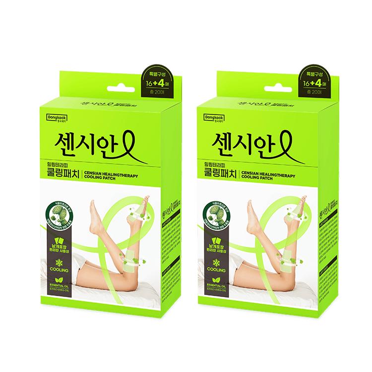 

Sensian Healing Therapy Cooling Patches Total 40 patches (20 patches × 2 packs)