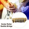 LP Electric Guitar Tune O Matic Bridge Pull Plate Tail Piece Reversible String Code Guitar Roller Saddle Bridge TP 6