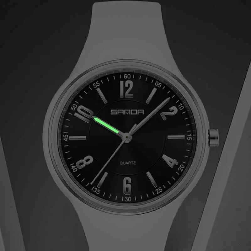 Moderne Quarz Uhr Herren und Damen Einfach Großes Zifferblatt Wasserdicht Leicht Leuchtendes Display Unisex Studenten Uhr