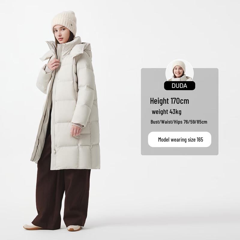 Tanboer Women's Long Loose Fit Casual Warm Down Jacket TB5530828Z