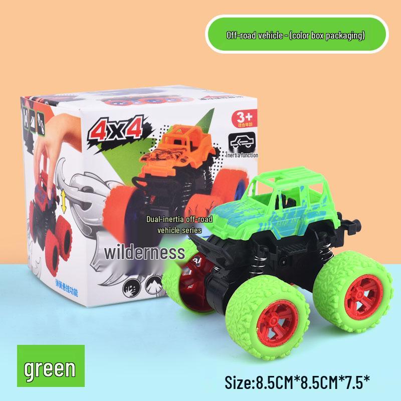 Children's Four-Wheel Drive Stunt Excavator Toy Car