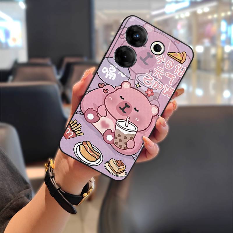 Waterproof TPU Phone Case For Tecno Camon20 Pro 5G/CK8n Durable Back Cover Anti-dust Phone Pouch Couple Dirt-resistant
