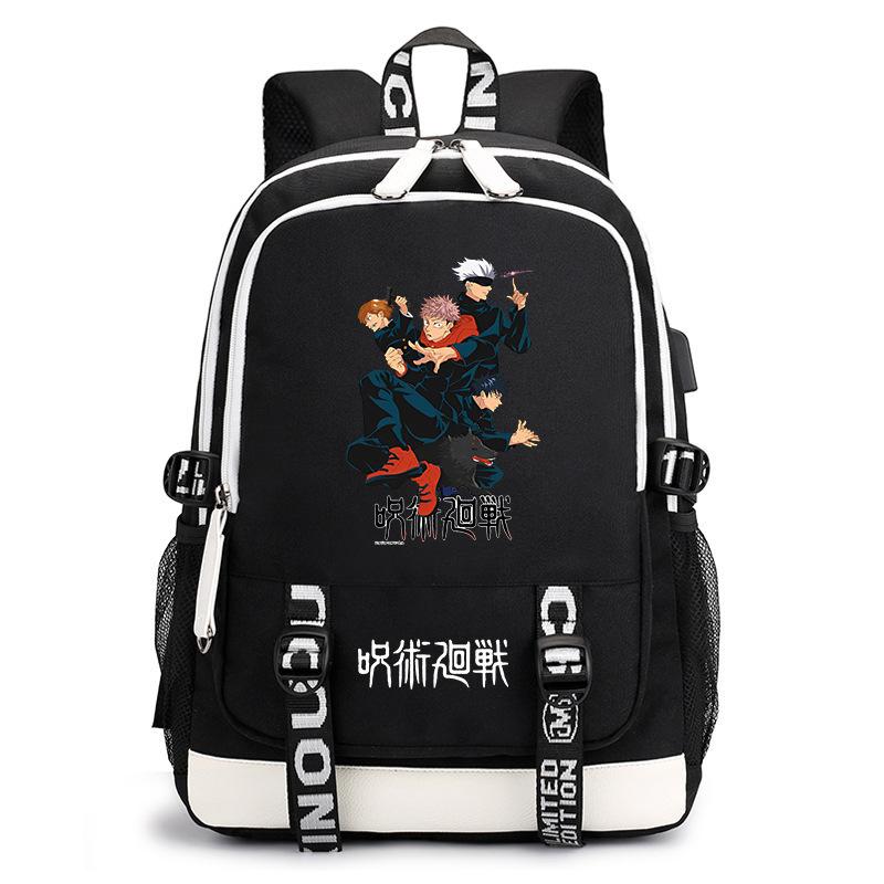 Day Mantra Return To War Anime School Bag Fashion Backpack Elementary School Students Large Capacity Backpack Burden Reduction Storage Bag