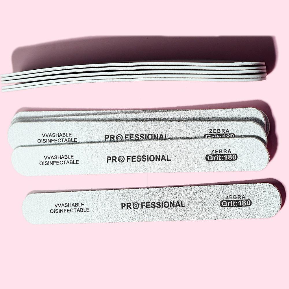 

Серая пилка для ногтей из нержавеющей стали со сменной наждачной бумагой 100-180 грит 17.8x2x0.1 cm