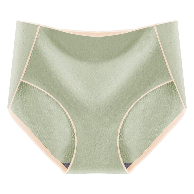 4 Teile/satz Süße Mädchen Einfarbig Slips Bequeme Atmungsaktive Baumwolle Nahtlose Hohe Taille Höschen Große Größe Casual Unterhosen