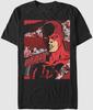 Vintage Comic Background Daredevil T-Shirt For Fans Gifft For Friends Size S-4XL Unisex T-Shirt