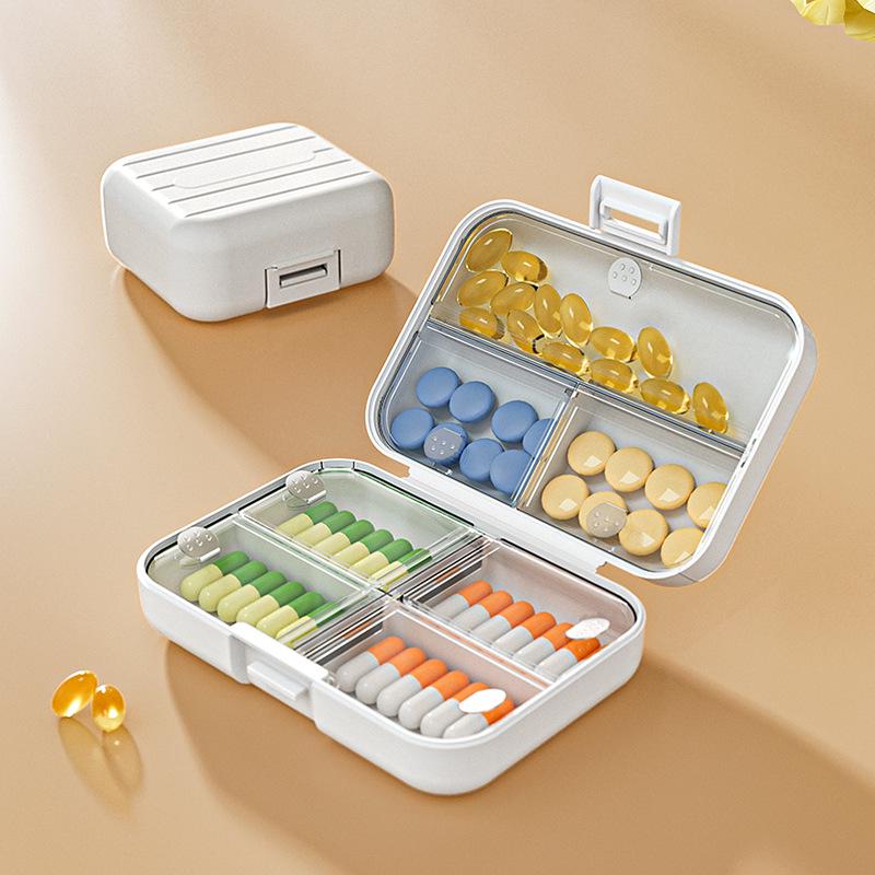 7-Day Portable Pill Dispenser for Travel