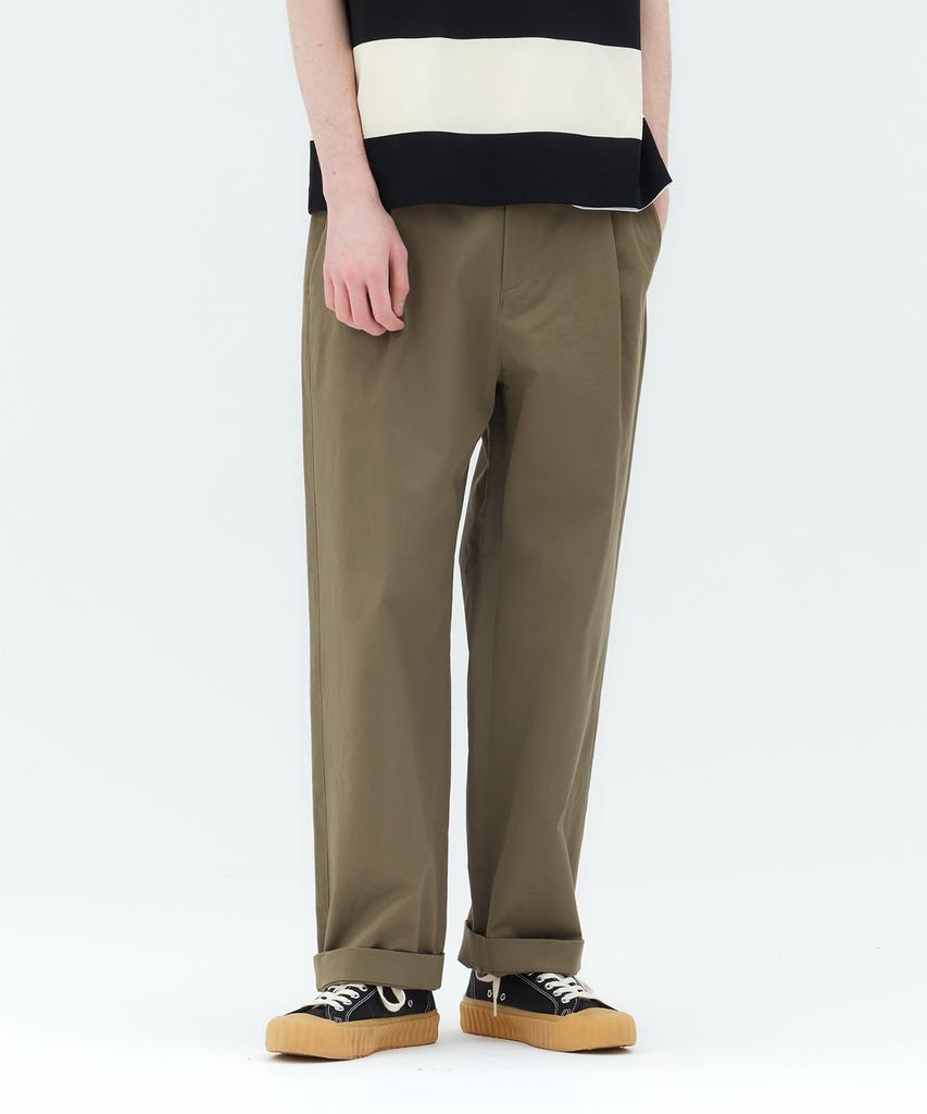 MINDBRIDGE Relaxed Fit One-Pleat Pants - 3 Colors Mypt3151