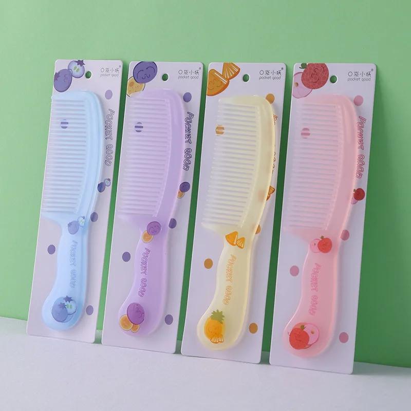 Cute  Hairdressing Comb Anti-static Pointed Tail Comb for Girls Strawberry Fruit Hair Comb