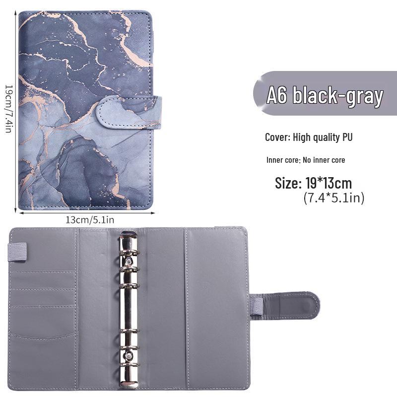 

Эксклюзивный мраморный позолоченный журнал и планировщик бюджета - А7 кольцевой механизм, А6 макарон, А5 блокнот