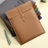 Document Bag Faux Leather Lightweight Portable Document Storage Organizer Scratch-Resistant Waterproof Document Case