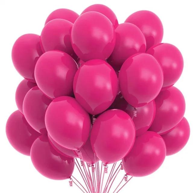 20/50pcs Red Black Pink Blue Latex Balloons Birthday Party Decorations Adult Wedding Decorations Helium Globos Baby Shower