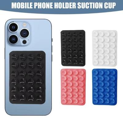 Suction Cup Bracket Silicone Suction Pad Adhesive Mobile Phone Fixed Pad  for Home Office Storage