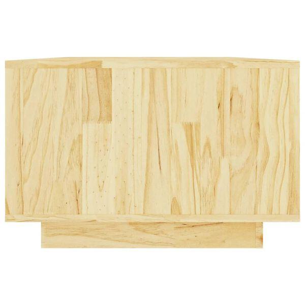 Wohnzimmer-Couchtisch, Beistelltisch für das Sofa, TV-Schrankspeicher, 110x50x33,5 cm aus massivem Kiefernholz
