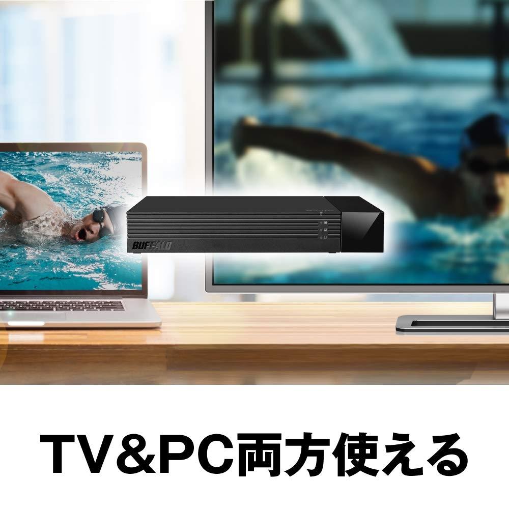 Buffalo 24-hour Continuous Recording Compatible 3.5 Inch External HDD with Usage Meter Black 3TB HDV-SAM3.0U3-BKA