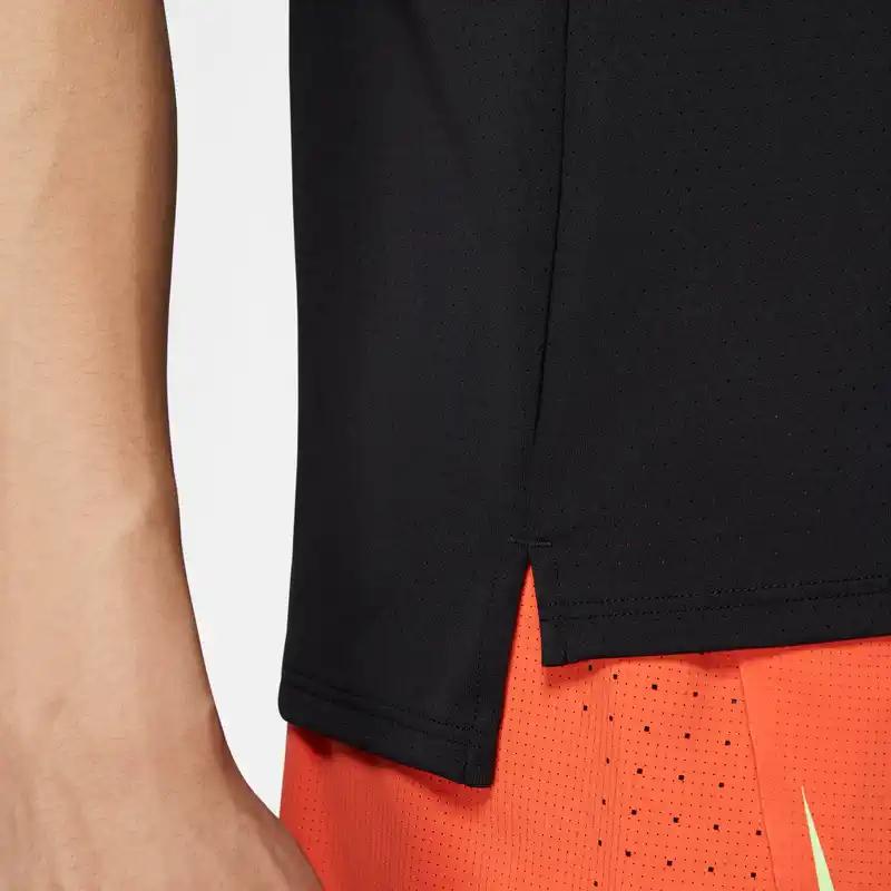 Nike Dri-Fit Logo Printed Quick-Drying Round Neck Running Tank Top Men Tops Black DQ4733-010