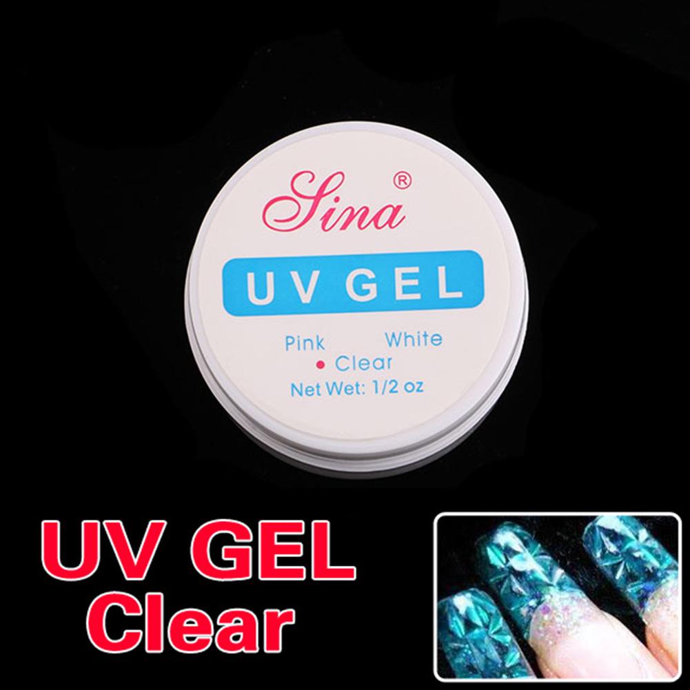 Buy Nail Art Manicure Tips Glue UV Gel Nail UV Builder Gel Transparent at affordable prices