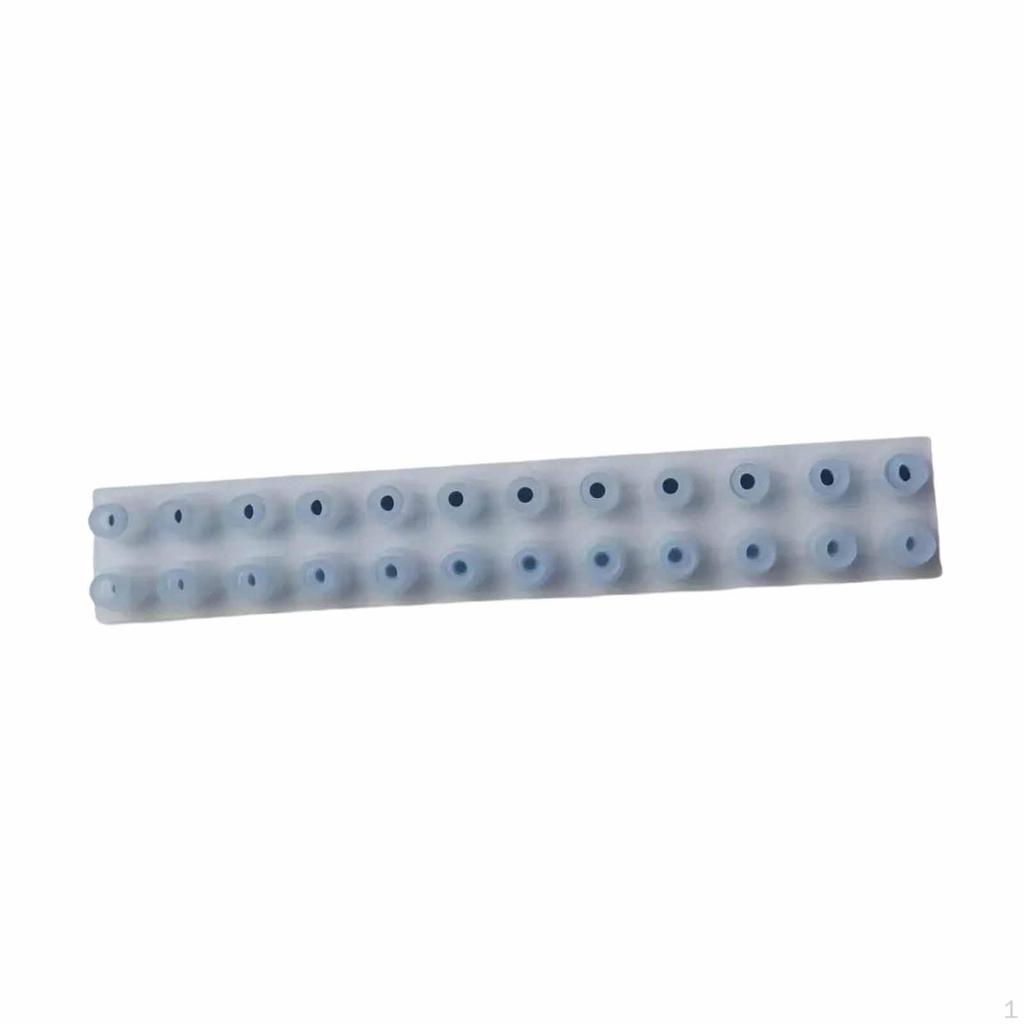 5 Pezzi Pad Tastiera Conduttivo Striscia Tasti Gomma Silicone Riparazione Flessibile Pianoforte Digitale