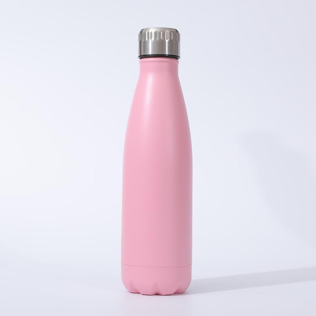Borraccia Sportiva in Acciaio Inossidabile a Forma di Bottiglia di Coca-Cola Portatile Tazza da Acqua per Ciclismo Tazza di Coca-Cola Semplice Bottiglia Fredda