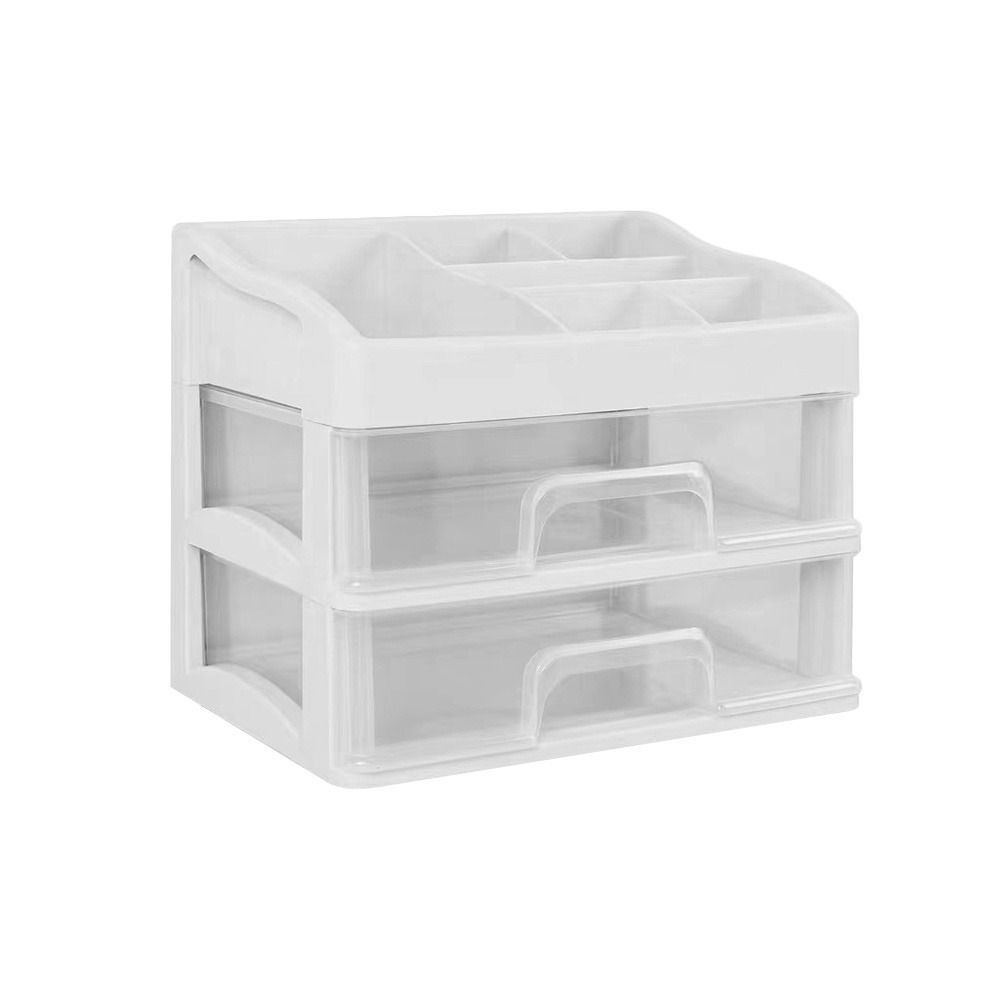 1Pcs Plastic Display Rack Desktop Storage Case Organize Shelves Jewelry Box Cosmetics Storage Box