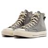 Mens Notre x Converse Chuck 70 High Textile Unisex Sneakers Grey Frost-Grey Natural-Ivory A01628C