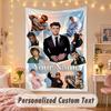 Custom Personalized Tapestry,Alex Warren Print Custom Name Text Wall Art Hanging for Bedroom