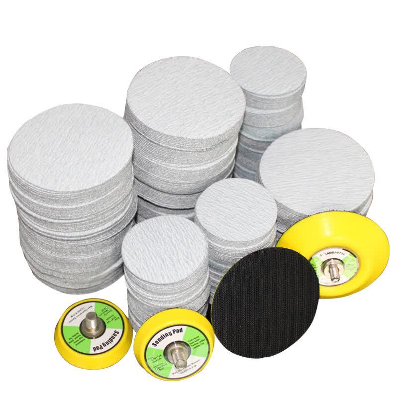 Blue Phoenix Flocked White Sandpaper Discs