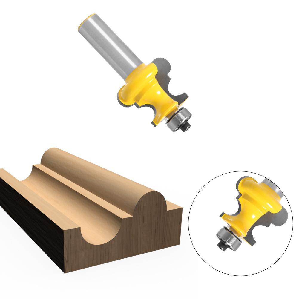 1/2 Handle Positive Half Multi-Arc Knife Woodworking Milling Cutter Line Cutter Foot Line Cutter Engraving Machine Cutter Head Cabinet Line Cutter