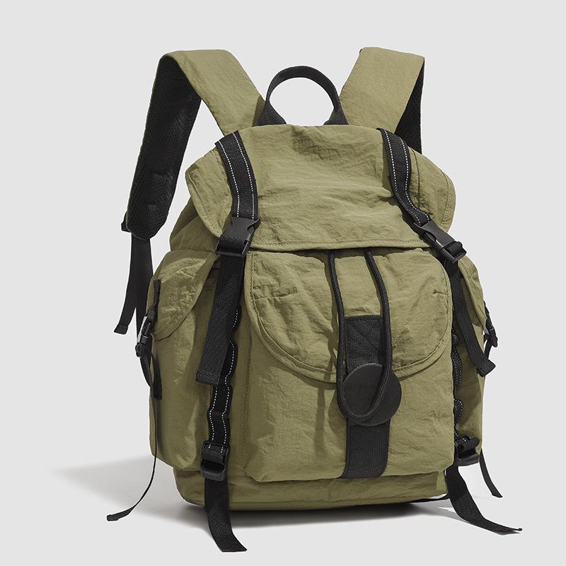 Schoolbag Large Capacity Sports Travel Backpack Women's Anti-splashing Nylon Hiking Backpack Lightweight Multifunctional Outdoor Hiking Bag