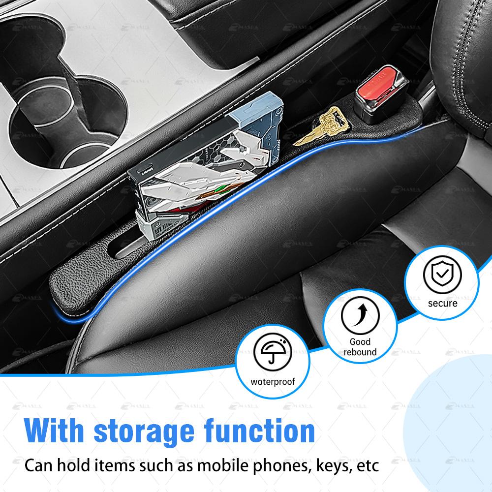 Car Seat Gap Plug Strip Side Seam For VW POLO GOLF PASSAT T-ROC Tiguan CC Touareg Jetta Beetle Touran Car Gap Filler Leak Proof
