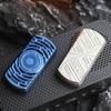 EDC Magnetic Tuning Fork Card Pusher Magnetic Push Slider ADHD Anxiety Stress Toys Office Desk Toys For Adult Gift