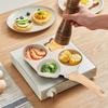 Egg Cooker Pan Cookware Breakfast Maker 4 Holes Egg Steak Pot Egg Frying Pan for Burger Vegetable Frying Breakfast Cooking