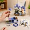 12 Zodiac Signs Bead Craft Kit DIY Beaded Garden Kit 3D Beaded Astrology