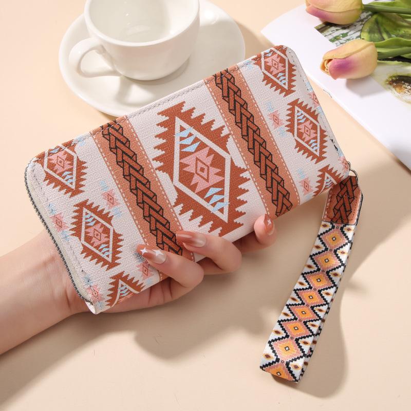 Dame Lommebøker Bohemsk Stil Lang Lommebok - Clutch, Myntpung & Kortholder