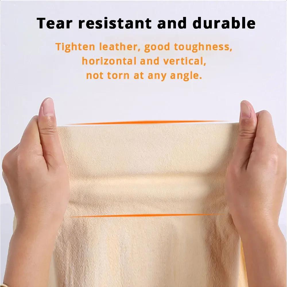 40x70CM Natural Deerskin Leather Quick Dry Cleaning Towel Super Absorbent Glass Drying Rags for Car And Home Washing Care