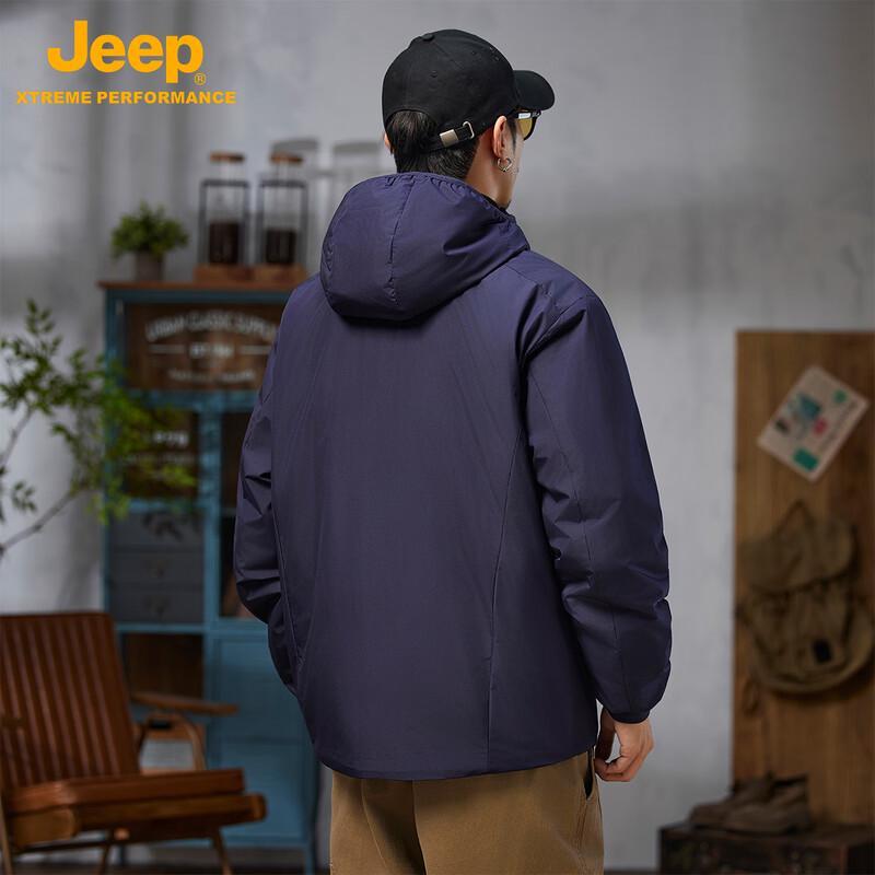 JEEP Unisex Outdoor 3M Hooded Padded Jacket