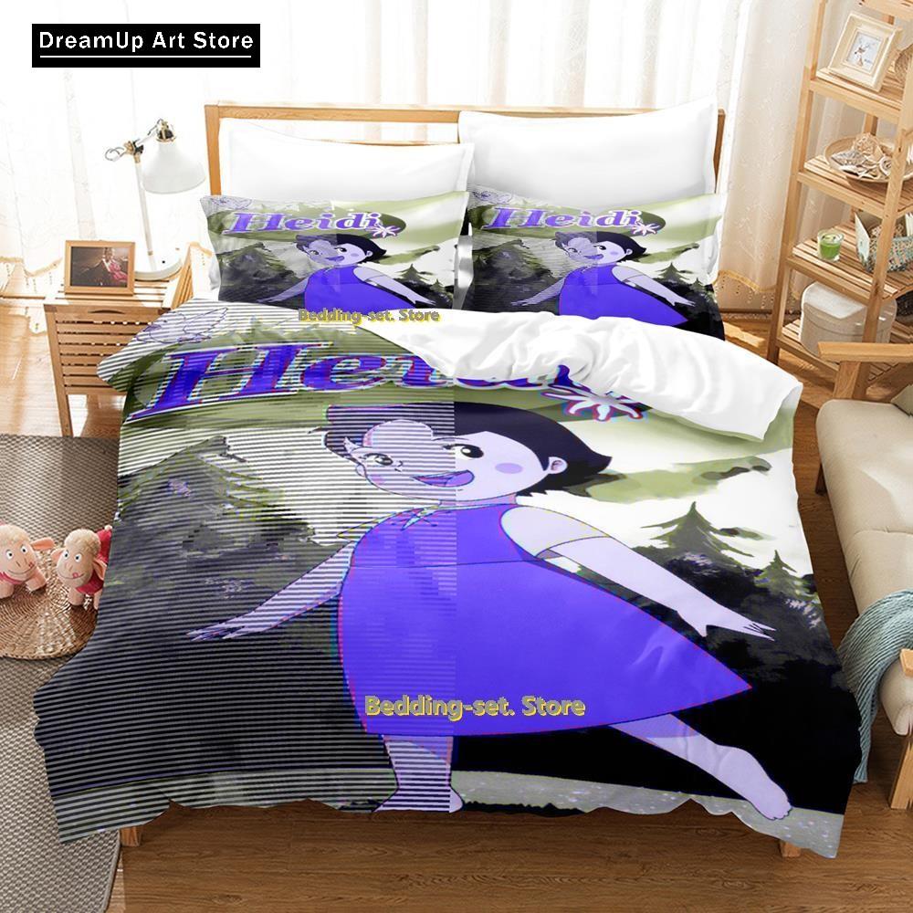 3D Print Fashion Elfin Heidi Bedding Set Boys Girls Twin Queen Full Size Duvet Cover Pillowcase Bed Adult Bedroom